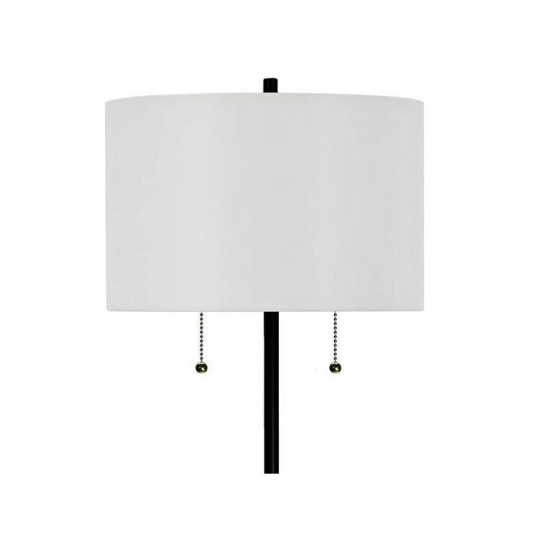 Image 3 Itzel Black Metal Floor Lamp more views