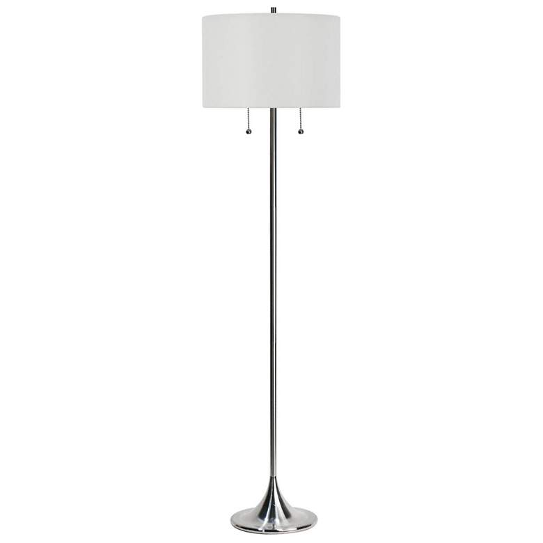 Image 2 Itzel Brush Steel Metal Floor Lamp