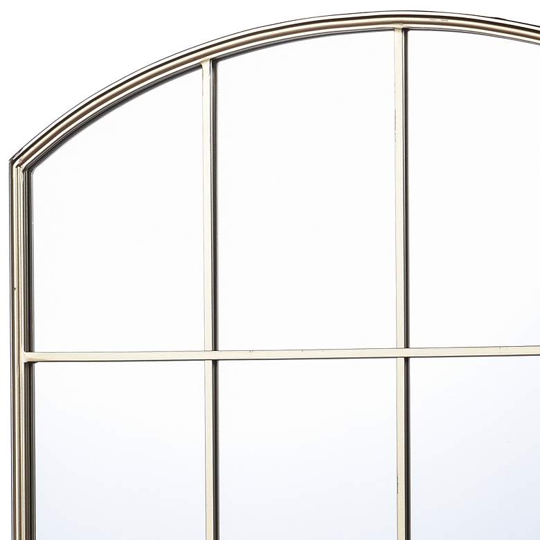 Image 3 Iuka Gold 29 1/2" x 34" Window Wall Mirror more views