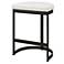 Ivanna White and Black Counter Stool