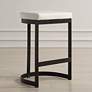 1_Ivanna White and Black Counter Stool