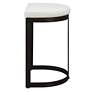 5_Ivanna White and Black Counter Stool more views