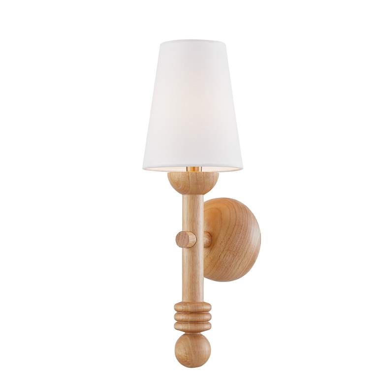 Image 1 Iver 18 3/4" High Patina Brass Wall Sconce