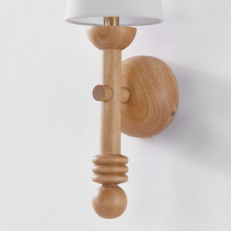 Image 2 Iver 18 3/4" High Patina Brass Wall Sconce more views