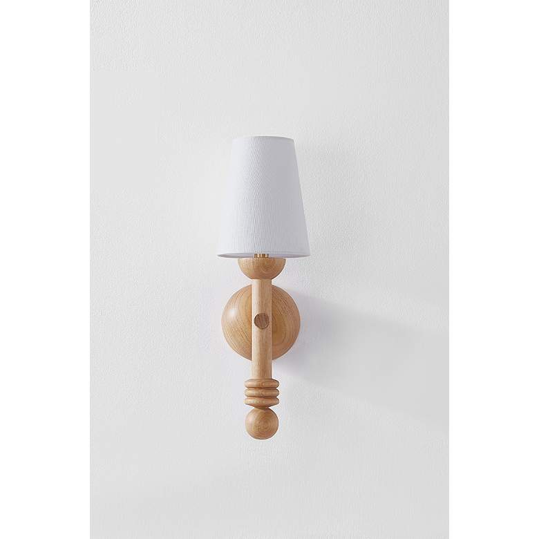Image 5 Iver 18 3/4" High Patina Brass Wall Sconce more views
