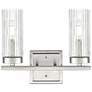 3_Iversen 12.5" Wide 2-Light Vanity in Brushed Nickel more views