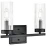 1_Iversen 12.5" Wide 2-Light Vanity in Matte Black