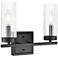 Iversen 12.5" Wide 2-Light Vanity in Matte Black