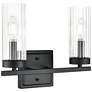 2_Iversen 12.5" Wide 2-Light Vanity in Matte Black more views
