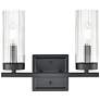3_Iversen 12.5" Wide 2-Light Vanity in Matte Black more views