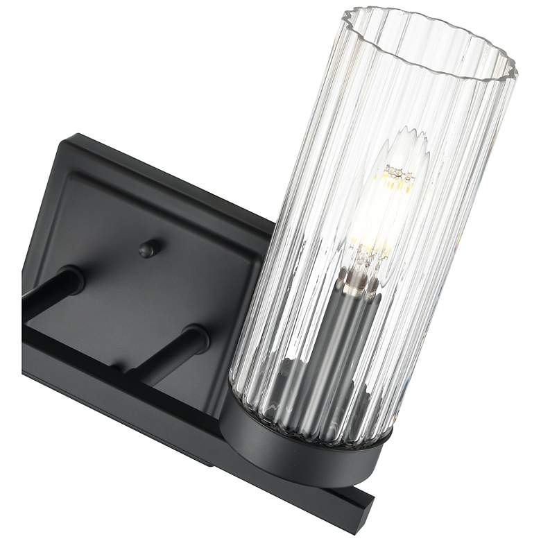 Image 6 Iversen 12.5" Wide 2-Light Vanity in Matte Black more views