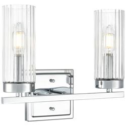 Iversen 12.5" Wide 2-Light Vanity in Polished Chrome