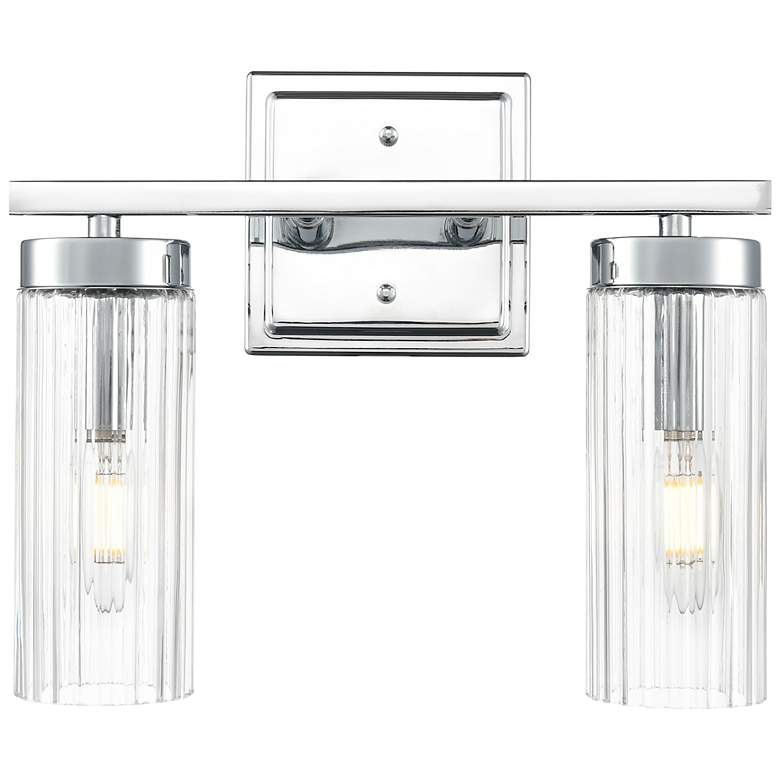 Image 5 Iversen 12.5" Wide 2-Light Vanity in Polished Chrome more views