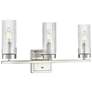 1_Iversen 21" Wide 3-Light Vanity in Brushed Nickel