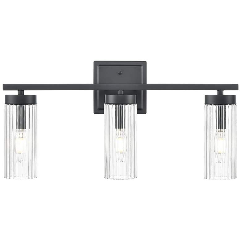 Image 5 Iversen 21" Wide 3-Light Vanity in Matte Black more views