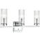 Iversen 21" Wide 3-Light Vanity in Polished Chrome
