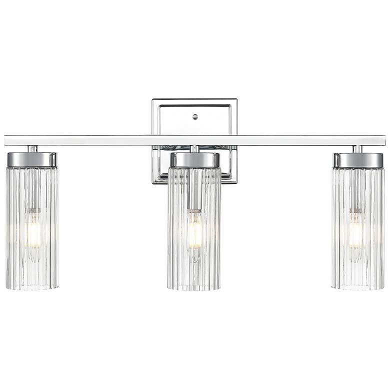 Image 5 Iversen 21" Wide 3-Light Vanity in Polished Chrome more views