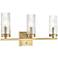 Iversen 21" Wide 3-Light Vanity in Vintage Brass