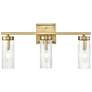 5_Iversen 21" Wide 3-Light Vanity in Vintage Brass more views