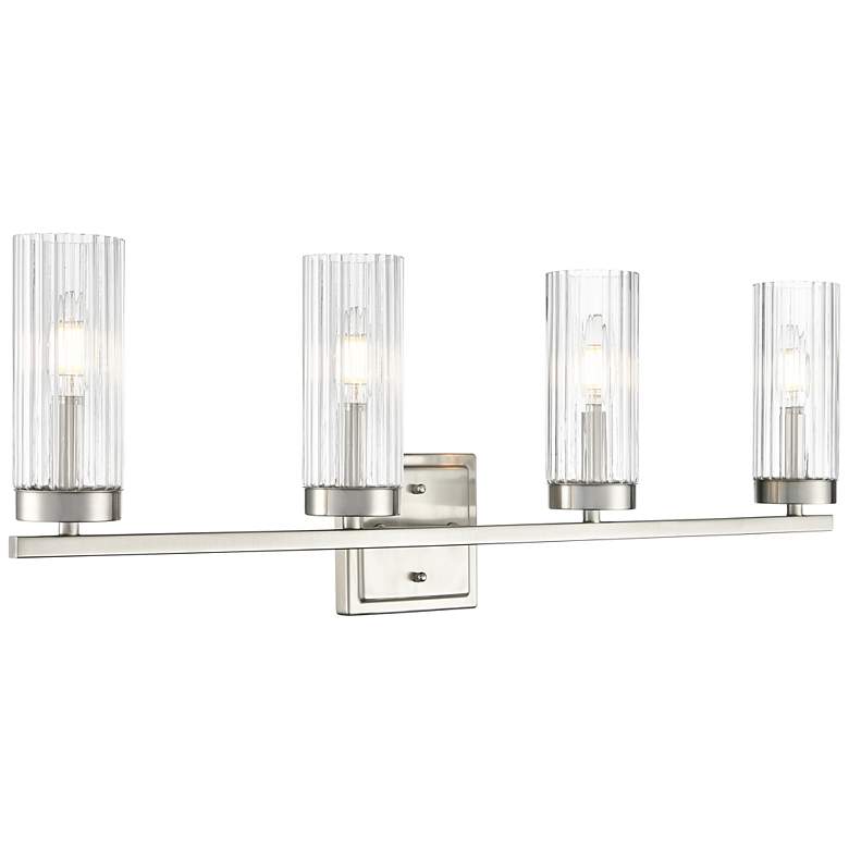 Image 2 Iversen 29.75" Wide 4-Light Vanity in Brushed Nickel more views