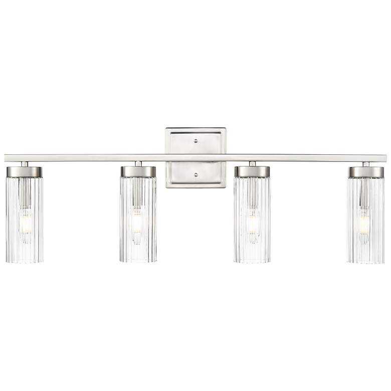 Image 4 Iversen 29.75" Wide 4-Light Vanity in Brushed Nickel more views