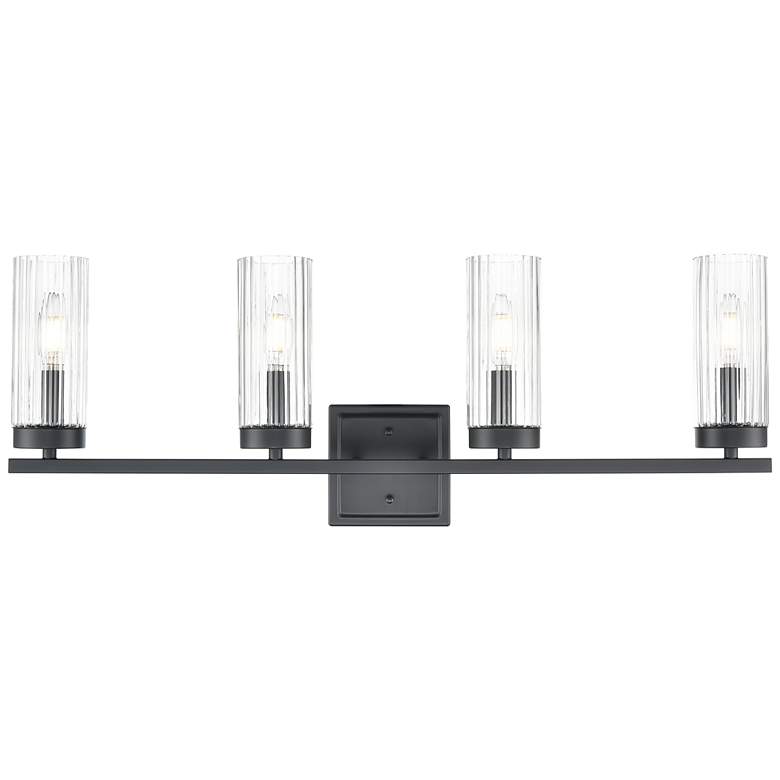 Image 3 Iversen 29.75" Wide 4-Light Vanity in Matte Black more views