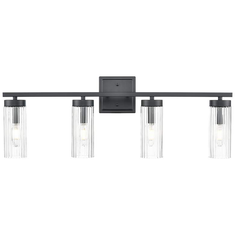 Image 4 Iversen 29.75" Wide 4-Light Vanity in Matte Black more views