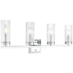 Iversen 29.75" Wide 4-Light Vanity in Polished Chrome