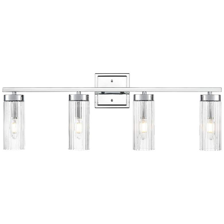 Image 4 Iversen 29.75" Wide 4-Light Vanity in Polished Chrome more views