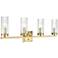 Iversen 29.75" Wide 4-Light Vanity in Vintage Brass