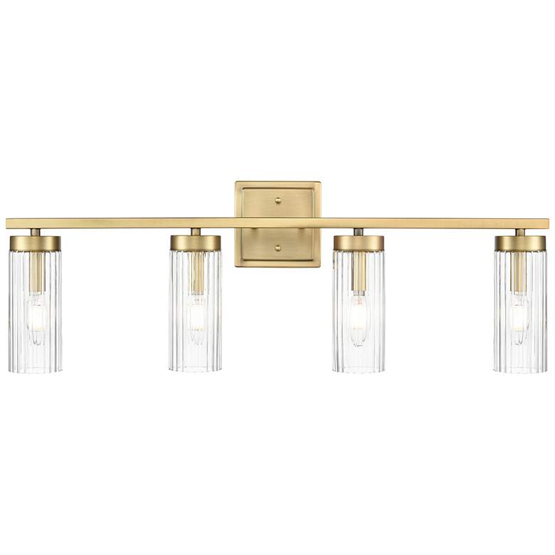 Image 5 Iversen 29.75" Wide 4-Light Vanity in Vintage Brass more views