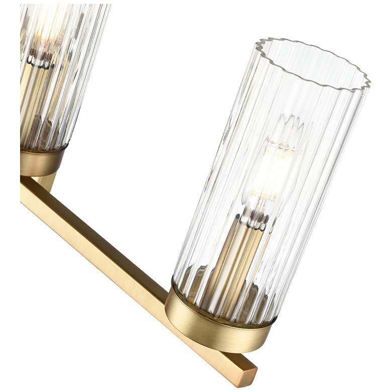 Image 6 Iversen 29.75" Wide 4-Light Vanity in Vintage Brass more views