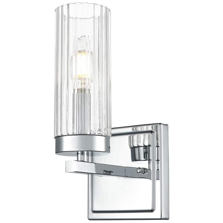 Image 2 Iversen 5" Wide 1-Light Vanity in Polished Chrome more views