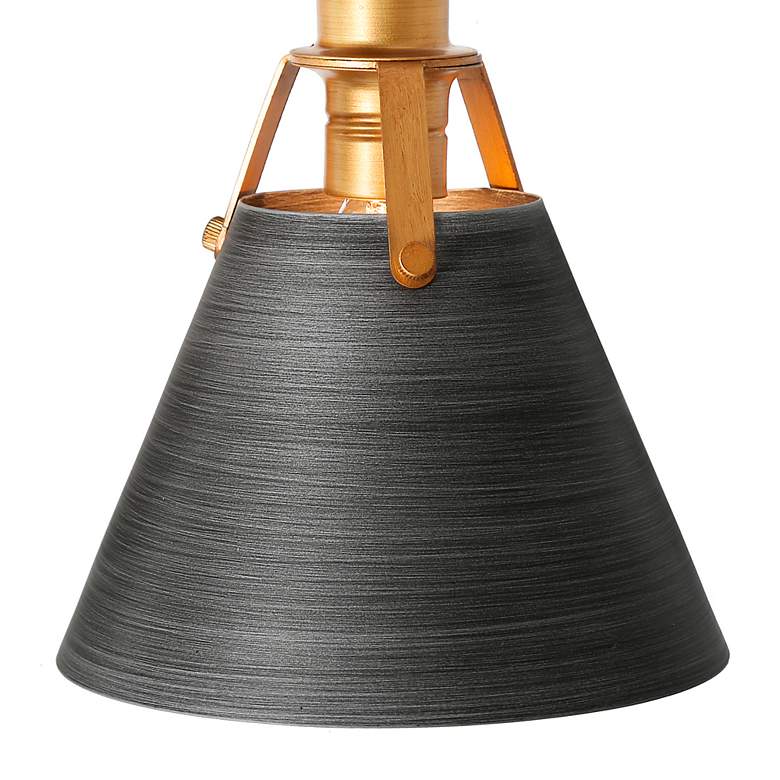 Image 2 Ives 10 1/2" High Vintage Brushed Gold 2-Light Wall Sconce more views