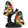 Ives 11 1/4" High Tiffany-Style Butterfly Uplight Table Lamp