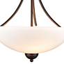 2_Ivey Lake 15" Wide Rubbed Bronze Bowl Pendant Light more views