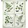 Ivies and Ferns 63 1/2"H 4-in-1 Botanical Wall Tapestry