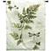 Ivies and Ferns III 52"H Botanical Textile Wall Tapestry