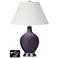 Ivory Empire 2-Light Lamp - 2 Outlets and USB in Quixotic Plum