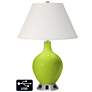 Ivory Empire 2-Light Lamp - 2 Outlets and USB in Tender Shoots