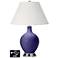 Ivory Empire 2-Light Lamp - 2 Outlets and USB in Valiant Violet