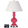 Ivory Empire Apothecary Lamp - 2 Outlets and 2 USBs in Eros Pink