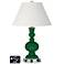 Ivory Empire Apothecary Lamp - 2 Outlets and 2 USBs in Greens