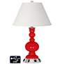 Ivory Empire Apothecary Lamp - 2 Outlets and USB in Bright Red