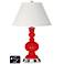 Ivory Empire Apothecary Lamp - 2 Outlets and USB in Bright Red