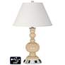 Ivory Empire Apothecary Lamp - 2 Outlets and USB in Colonial Tan