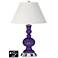 Ivory Empire Apothecary Lamp - 2 Outlets and USB in Izmir Purple