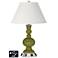 Ivory Empire Apothecary Lamp - 2 Outlets and USB in Rural Green