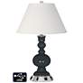 Ivory Empire Apothecary Lamp - Outlets and USB in Black of Night