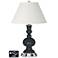 Ivory Empire Apothecary Lamp - Outlets and USB in Black of Night